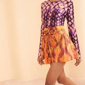 NWT - Ulla Johnson - Marin Short - Red Topaz